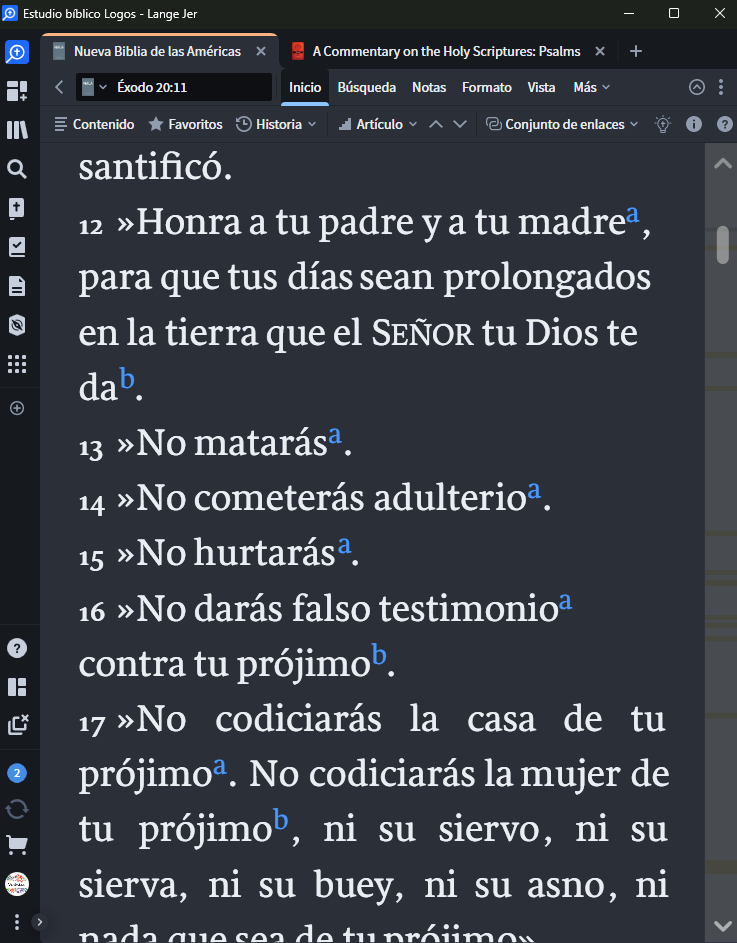 Éxodo 20:11