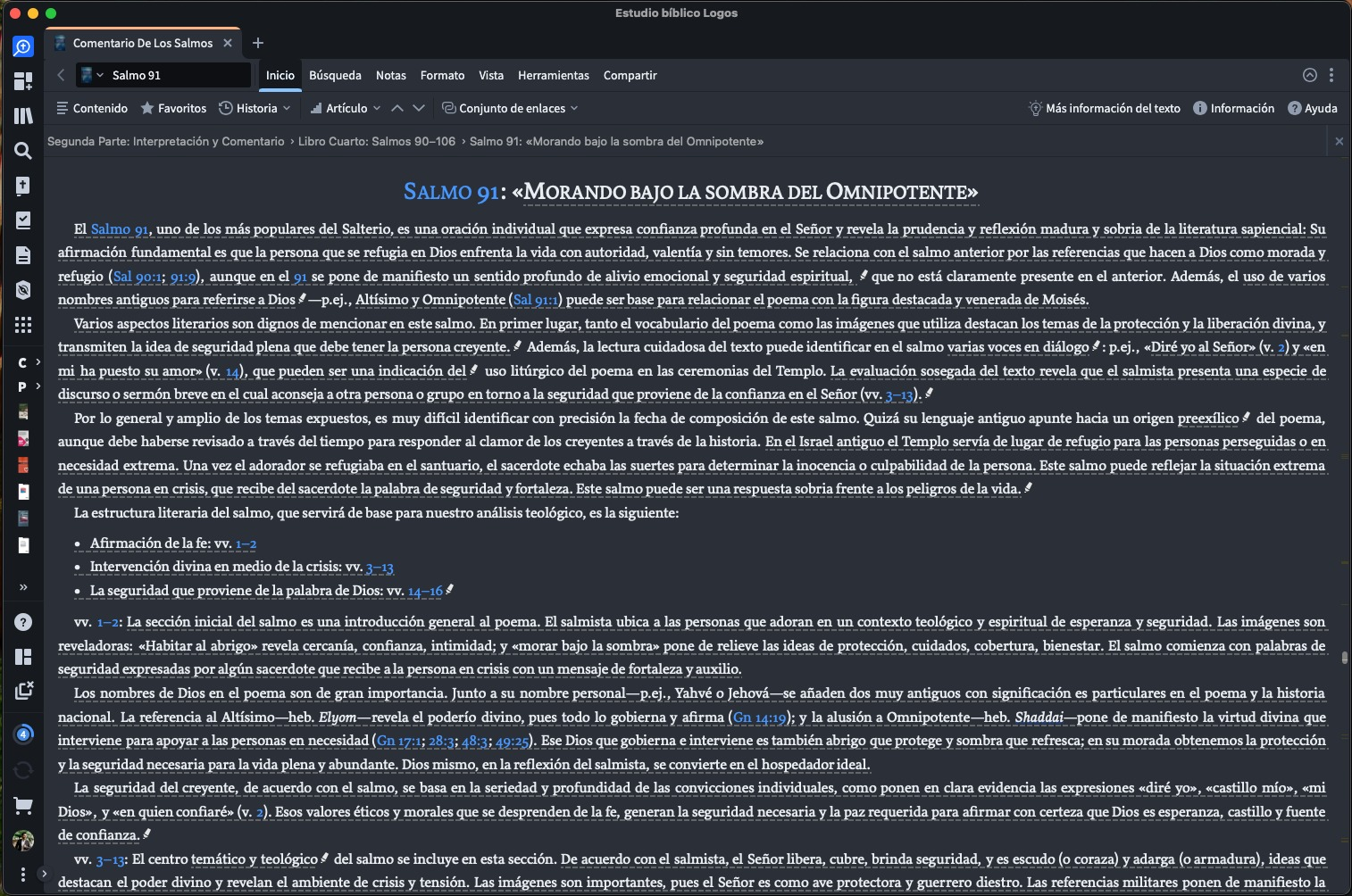 Comentario de los Salmos - Samuel Pagán